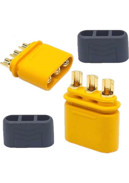 MR30 Dişi Erkek Konnektör Soket Çift 3 Pin Lipo Pil Batarya Bağlantı Konnektörü 30A Yüksek Akım