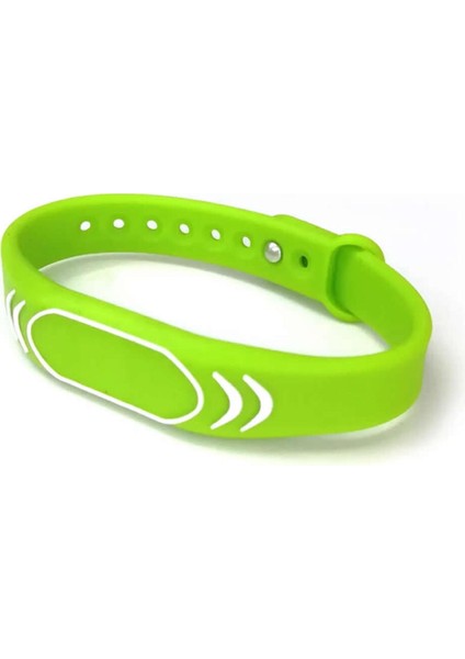 125KHZ Rfid Manyetik Bileklik Yeşil Su Geçirmez Silikon Proximity Göstergeç 125 Khz Kapı Geçiş Takip