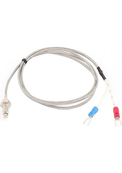 K Tip Thermocouple Sıcaklık Isı Sensörü 1 Metre 0c / 800C Paslanmaz Çelik M6 Dişli Prob K Tip fiyatları