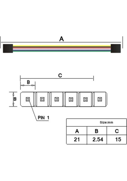 6 Pin Programlama Kablosu
