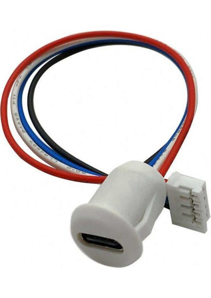 Type C Panel Montaj Dişi Soket 4 Pin 15CM Kablolu Beyaz Uzatma USB 3.1 Konnektör Araba Kamera Oyunc fiyatları