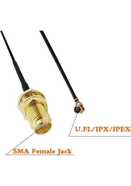 30CM Dişi Sma Ipex Ufl Rf Bağlantı Kablosu Mhf1 Sma Dişi Soket To Altın Kaplama Konnektör Koaksiyel fiyatları
