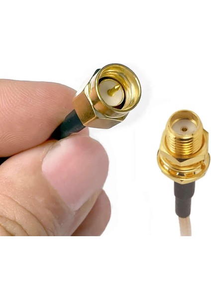 RG316 20CM Sma Erkek To Sma Dişi Kablo Rf Uzatma Kablosu Altın Kaplama Soket 0-6ghz Wi-Fi Anten Fpv fiyatları