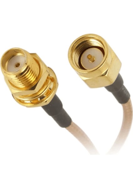 RG316 20CM Sma Erkek To Sma Dişi Kablo Rf Uzatma Kablosu Altın Kaplama Soket 0-6ghz Wi-Fi Anten Fpv