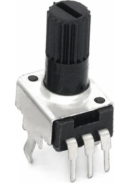 10KOHM Dikey Potansiyometre RV09 Ayarlanabilir Direnç Pot Tırtıklı 13MM Ses Parlaklık Voltaj Ayarı