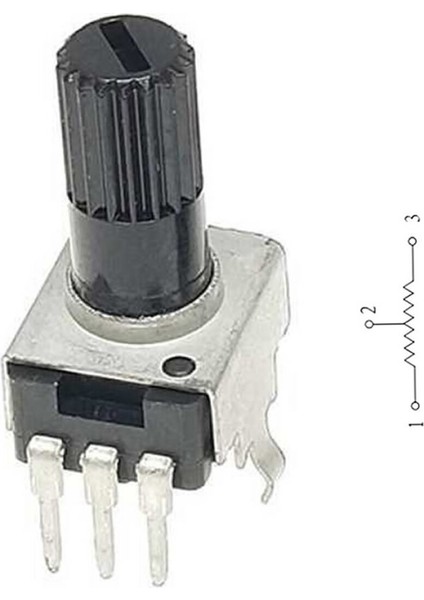 10KOHM Dikey Potansiyometre RV09 Ayarlanabilir Direnç Pot Tırtıklı 13MM Ses Parlaklık Voltaj Ayarı fırsatları