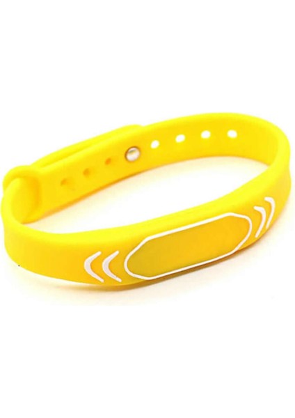 125KHZ Rfid Manyetik Bileklik Sarı Su Geçirmez Silikon Proximity Göstergeç 125 Khz Kapı Geçiş Takip indirimleri