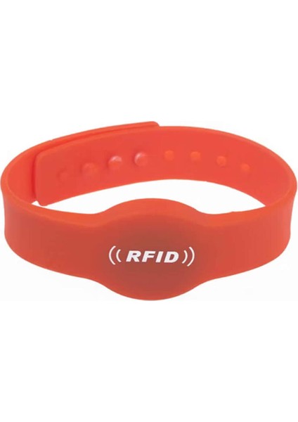 13.56MHZ Rfid Manyetik Bileklik Kırmızı Su Geçirmez Silikon Proximity Göstergeç 13.56 Mhz Kapı Geçiş modelleri