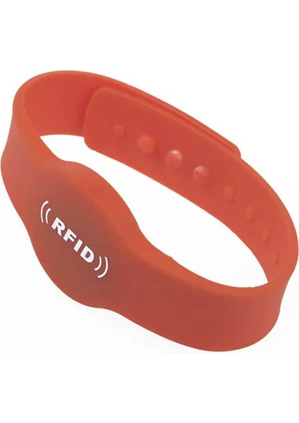 13.56MHZ Rfid Manyetik Bileklik Kırmızı Su Geçirmez Silikon Proximity Göstergeç 13.56 Mhz Kapı Geçiş fırsatları