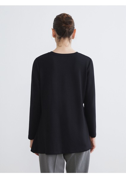 Yeni Sezon Bisiklet Yaka Büzgülü Kadın Tunik fırsatları