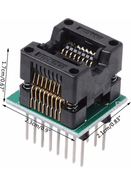 SOP16 SO16 To DIP16 Uyumlu Yaylı Adaptör Soket