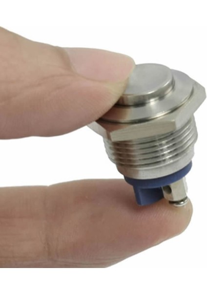 16MM Metal Panel Montaj Yüksek Kafa Push Buton No Dc 6A 12V Ac 3A 250V IP67 Su Geçirmez Düğme modelleri