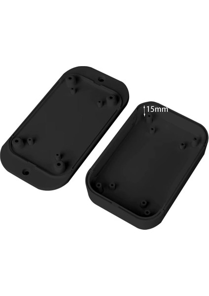 Ak-W-67 100X67X22MM Plastik Kutu Siyah Renk Duvar Montaj Tip Elektronik Devre Cihaz Ev Otomasyon