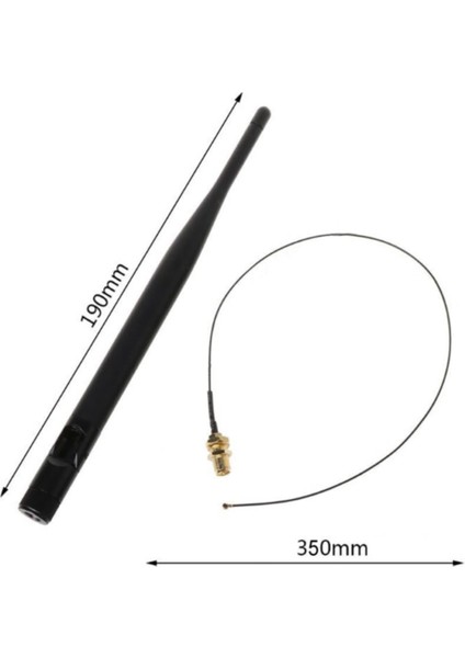 6dbi Sma Erkek Anten 35CM Ipex Kablo Ufl Soket Dual Band 2.4ghz 5.8ghz Rf Gsm Wifi Sinyal Kuvvetlend