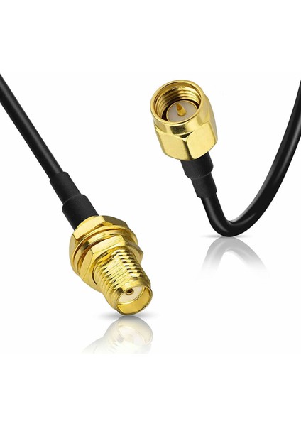 RG174 50 Ohm Koaksiyel Sma Erkek Dişi 10 Metre Kablo Rf Sinyal Uzatma Kablosu 0-6ghz Koeksiyel fırsatları