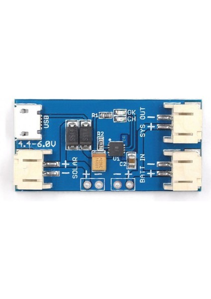 CN3065 6V Solar Panel ile 1s 3.7V 0.5A Lityum Pil Şarj Kartı Micro USB Giriş Güneş Pili 18650 Lion