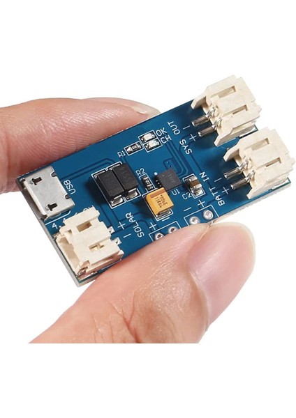 CN3065 6V Solar Panel ile 1s 3.7V 0.5A Lityum Pil Şarj Kartı Micro USB Giriş Güneş Pili 18650 Lion fiyatları