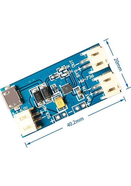 CN3065 6V Solar Panel ile 1s 3.7V 0.5A Lityum Pil Şarj Kartı Micro USB Giriş Güneş Pili 18650 Lion
