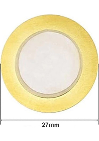 27MM Piezo Disk Ses Üretici Oyuncak Alarm Acil Tehlike Uyarı Kapı Zil Oyun Ton Şarkı Kısa Devre