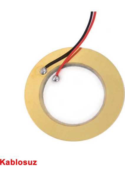 27MM Piezo Disk Ses Üretici Oyuncak Alarm Acil Tehlike Uyarı Kapı Zil Oyun Ton Şarkı Kısa Devre