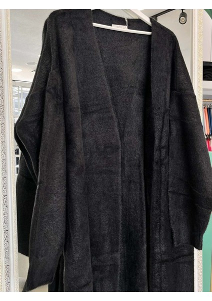 Adn Angora Hırka - Siyah - Standart (42-46 Beden Uyumlu) fırsatları