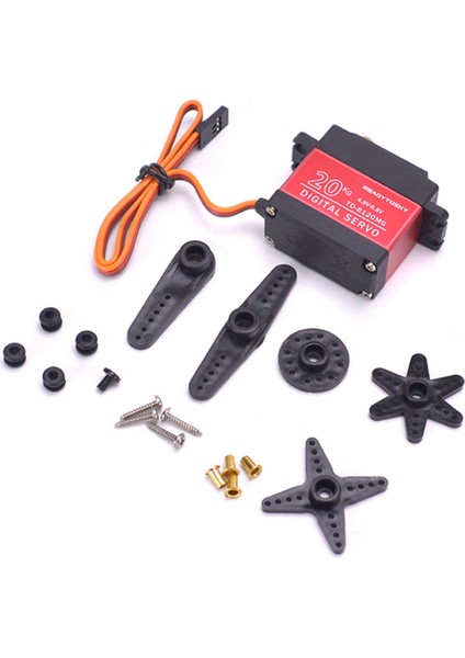 TD-8120MG 20KG 180 Derece Metal Dişli Servo Motor 20KG Yüksek Tork Su Geçirmez Çift Rulman indirimleri