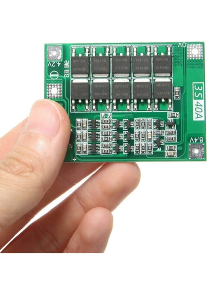 Bms 3s 40A Koruma Kartı Lityum Pil Batarya Li-Ion 18650 Enhanced modelleri