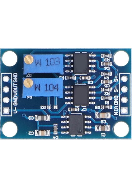 AD620 Micro Voltaj Sinyal Kuvvetlenirici Modül Dc 12V Mikro Küçük Gerilim Ölçme Kartı Enstrümantasyo modelleri