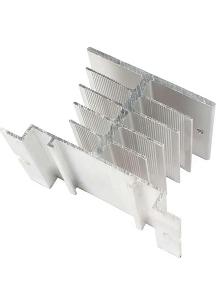 Ssr Alüminyum Soğutucu Blok Solid State Röleler Için 10A / 40A Ray Montaj Edilebilir Isı Sıcaklık modelleri