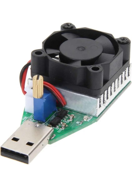 USB 15W 3.7V 13V 0.15A/3.0A Elektronik Yük / Deşarj Kartı Fan Soğutuculu Pil Akü Powerbank Kapasite