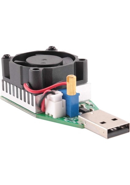 USB 15W 3.7V 13V 0.15A/3.0A Elektronik Yük / Deşarj Kartı Fan Soğutuculu Pil Akü Powerbank Kapasite