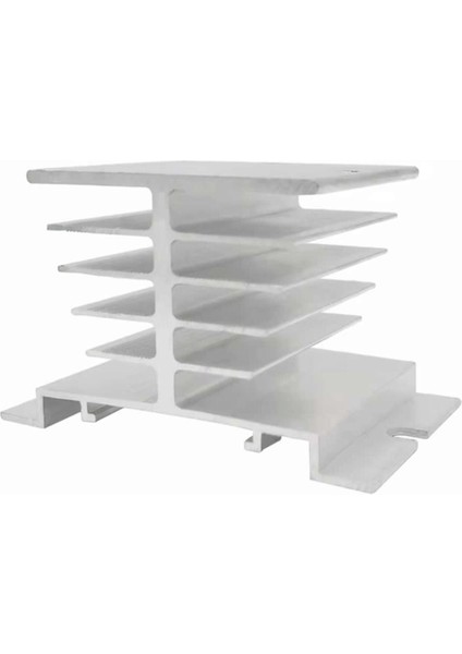 Ssr Alüminyum Soğutucu Blok Solid State Röleler Için 10A / 40A Ray Montaj Edilebilir Isı Sıcaklık indirimleri