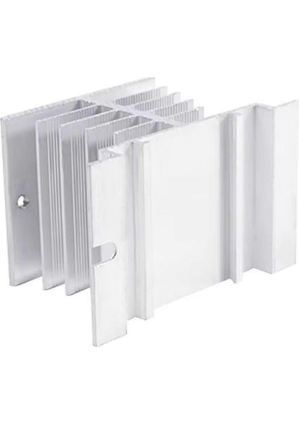Ssr Alüminyum Soğutucu Blok Solid State Röleler Için 10A / 40A Ray Montaj Edilebilir Isı Sıcaklık