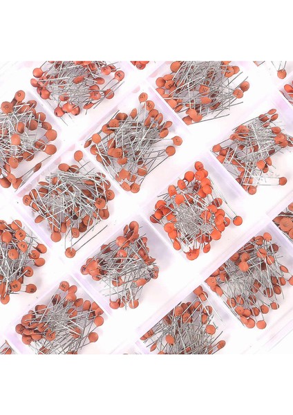 960 Adet Kutulu Seramik Kapasitör Seti 24 Çeşit 40AR Adet 50V 2pf 5pf 10PF 22PF 30PF 33PF 47PF