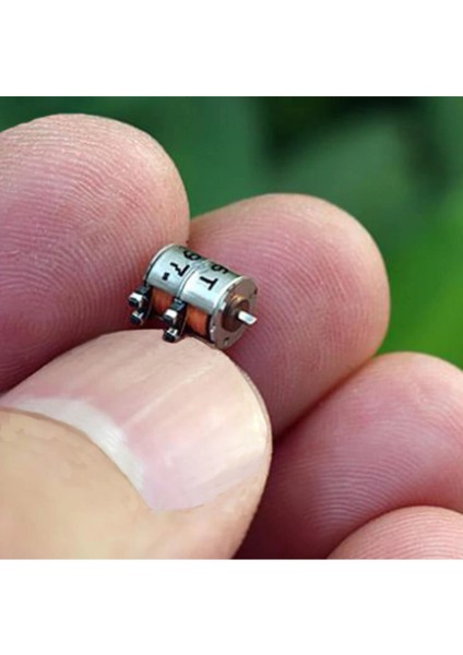 Micro Step Motor 6.5x4.7mm 2 Faz 4 Telli (Dikkat Çok Küçüktür !!) fiyatları