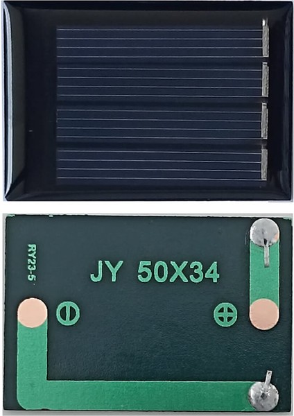 Güneş Pili 2V 50MA 34X50MM Solar Fotovoltaik Hücre Elektrik Üretici Panel Modül Pil Akü Batarya indirimleri
