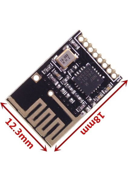 Mini Smd NRF24L01 2.4ghz Rf Haberleşme Modülü Kablosuz Tranceiver modelleri