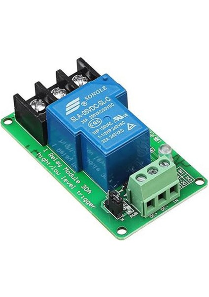 5V 1 Kanal 220V 30A Röle Modül Yüksek Akım Güç Kontrol Anahtarı Opto Izolasyon Düşük/yüksek Tetik