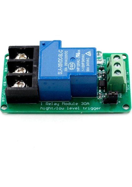 5V 1 Kanal 220V 30A Röle Modül Yüksek Akım Güç Kontrol Anahtarı Opto Izolasyon Düşük/yüksek Tetik