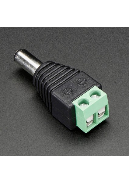5.5mm x 2.1mm Dc Adaptör Klemens Dönüştürücü Erkek 24V 5A 2 Pin Terminal Kolay Lehimsiz Hızlı Bağlan indirimleri
