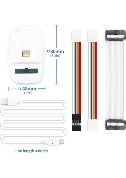 V2 Arm ve M8 Mcu Jtag Debugger Hata Ayıklayıcı Programlayıcı Link V2 Uyumlu