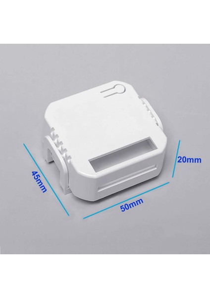 Plastik Elektronik Proje Kutusu 45X50X20MM Beyaz Elektronik Devre Prototip Wifi Iot Ble Akıllı Ev fırsatları