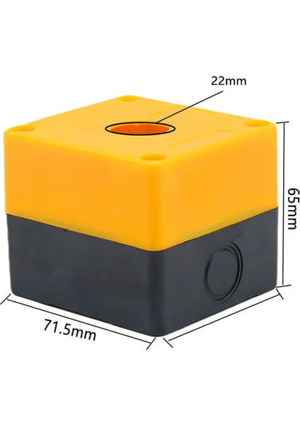 65X71.5X78MM Plastik Kutu Tek Delikli Acil Durum Durdurma Buton Asansör Elektronik Devre Cihaz Otoma fırsatları
