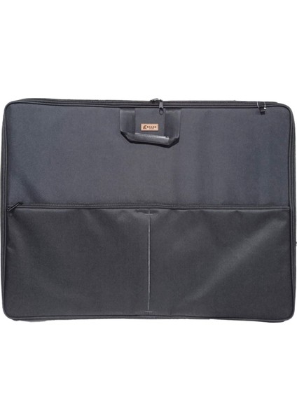 Proje Çantası Körüklü 55X75 Kumaş Siyah Pckx-03