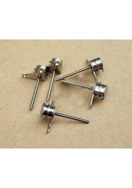 Micro Step Motor Uzun Mil 6x5,5mm 2 Faz Long Shaft (Dikkat Çok Küçüktür ) fiyatları