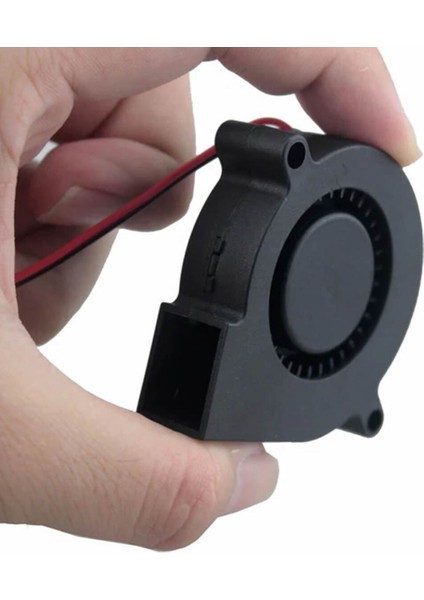 5015 12V Dc Salyangoz Fan 2 Pin 3D Yazıcı Soğutma Fanı Santirfüj Havalandırma Klima Türbin Kuluçka fiyatları