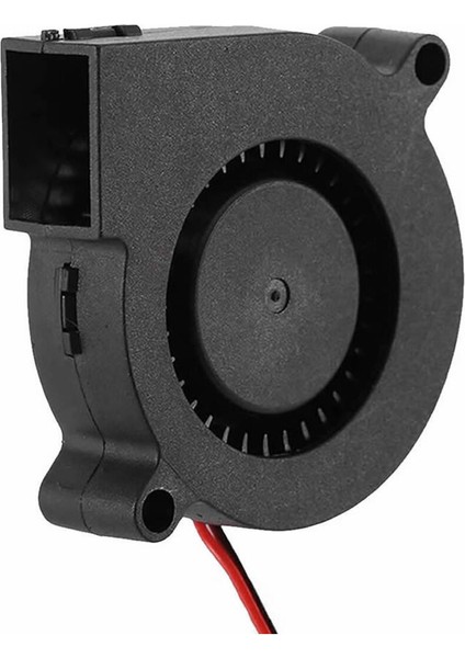 5015 12V Dc Salyangoz Fan 2 Pin 3D Yazıcı Soğutma Fanı Santirfüj Havalandırma Klima Türbin Kuluçka