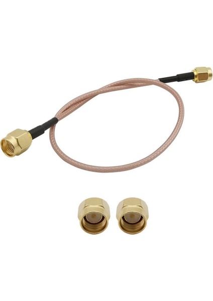 RG316 20CM Rp Sma Erkek ( Dişi / Dişi ) Kablo Rf Uzatma Kablosu Altın Kaplama Soket 0-6ghz Wi-Fi fırsatları