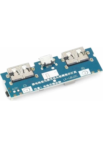 Powerbank Devresi 5V 2.4A Dual USB Çıkış Type C Micro USB Giriş Lityum Lion 3.7V 18650 Pil Şarj Mob modelleri