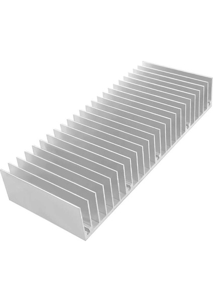 15CM x 6cm x 2.5cm Alüminyum Metal Soğutucu Blok Radyatör Amfi LED Entegre Transistor VGA Ram Memory